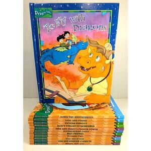 Near Complete Set DRAGON TALES Books Series~Reading is Fun with Dragons HC PBS